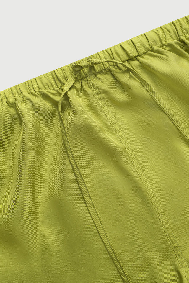 The Drawstring Short, Silk Twill